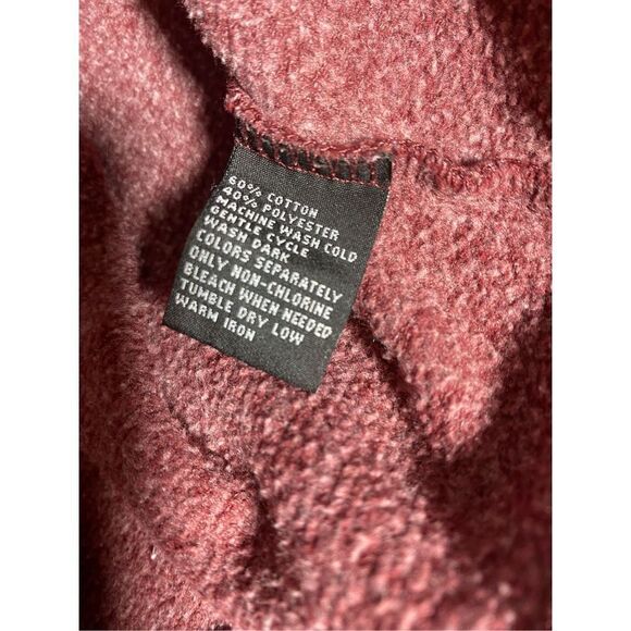 Gymshark by Greg Norman Women's Long Sleeves Crewneck Maroon Sweatshirt Size XXX - Picture 4 of 4